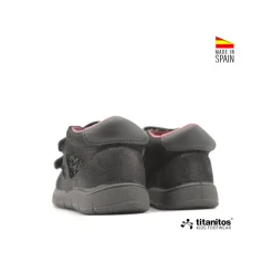Botín deportivo negro con glitter