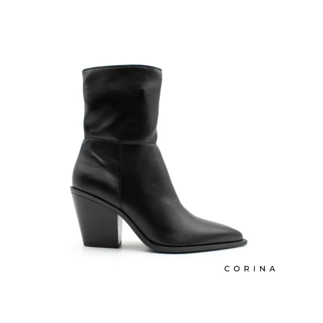 Botín negro Nashville con tacón