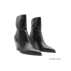 Botín negro Nashville con tacón