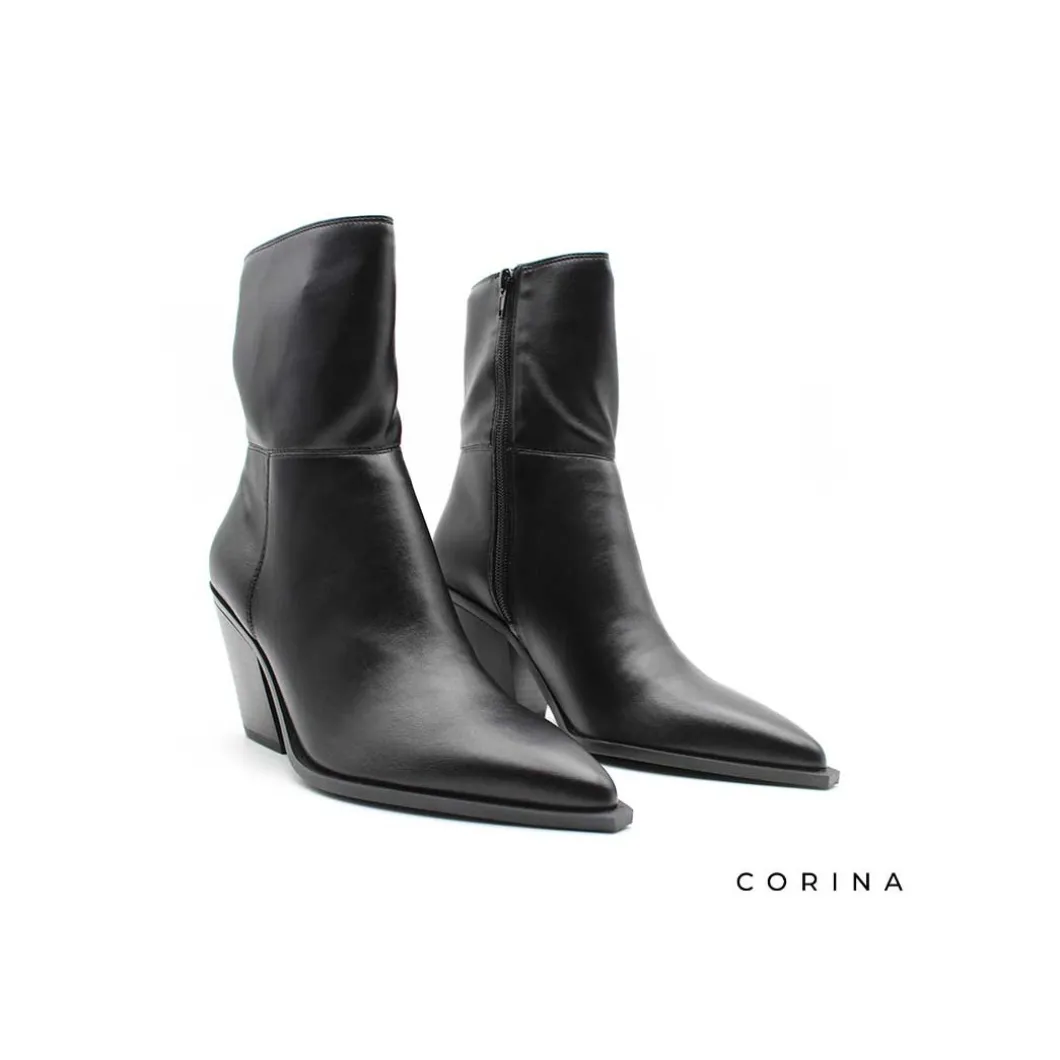 Botín negro Nashville con tacón