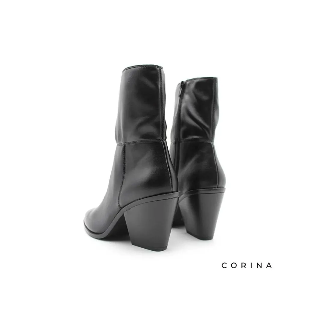Botín negro Nashville con tacón