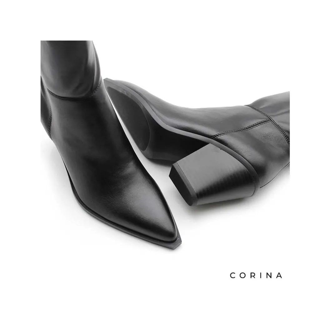 Botín negro Nashville con tacón