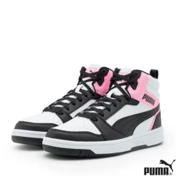 Botín Puma Rebound V6 Negro Rosa