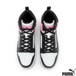 Botín Puma Rebound V6 Negro Rosa
