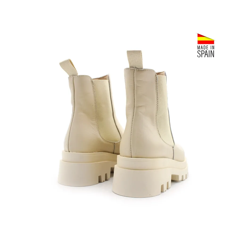 Botín track chelsea beige