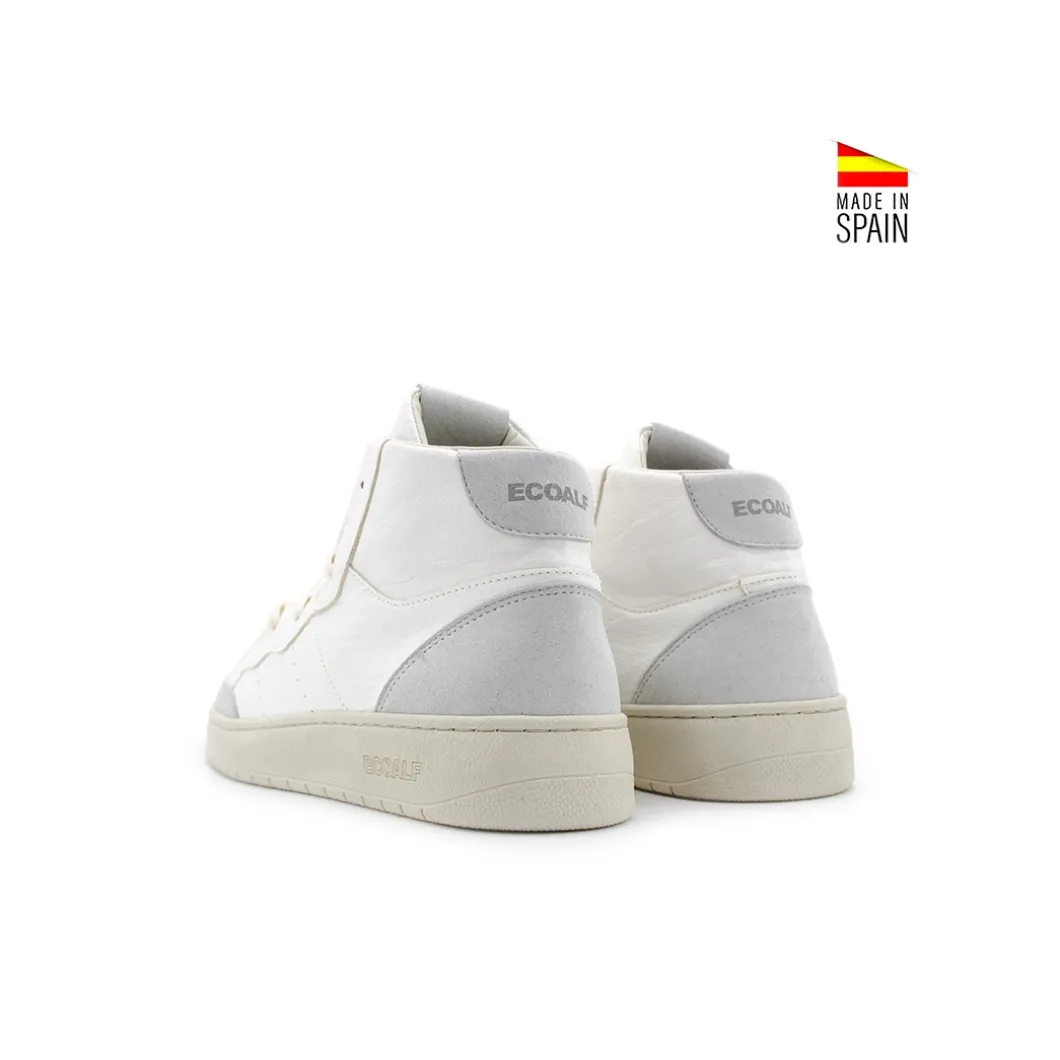 Botín vegano blanco gris