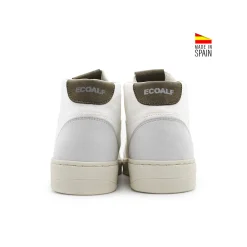 Botín vegano blanco khaki