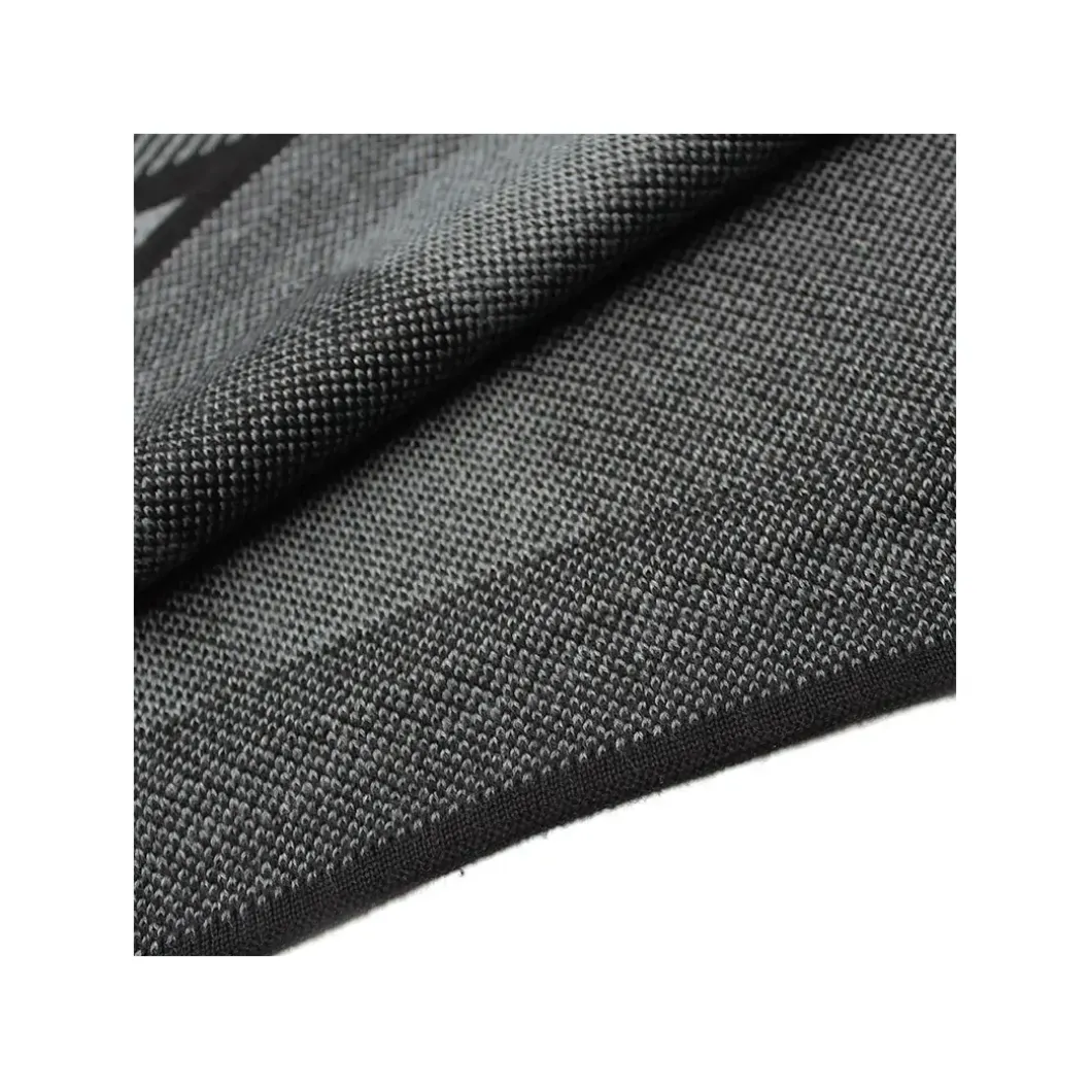 Bufanda cuadros gris negro