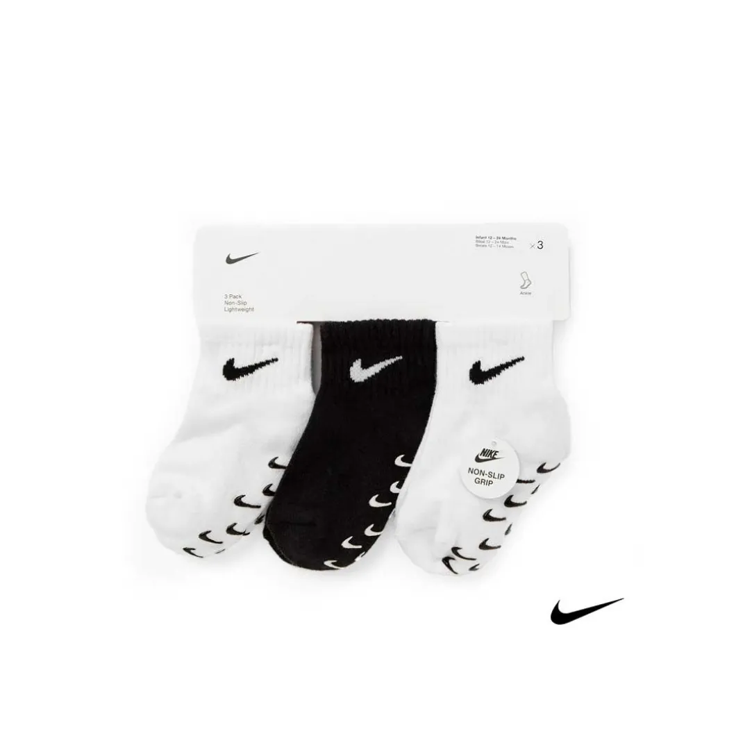 Calcetines B/N Nike antideslizantes bebé
