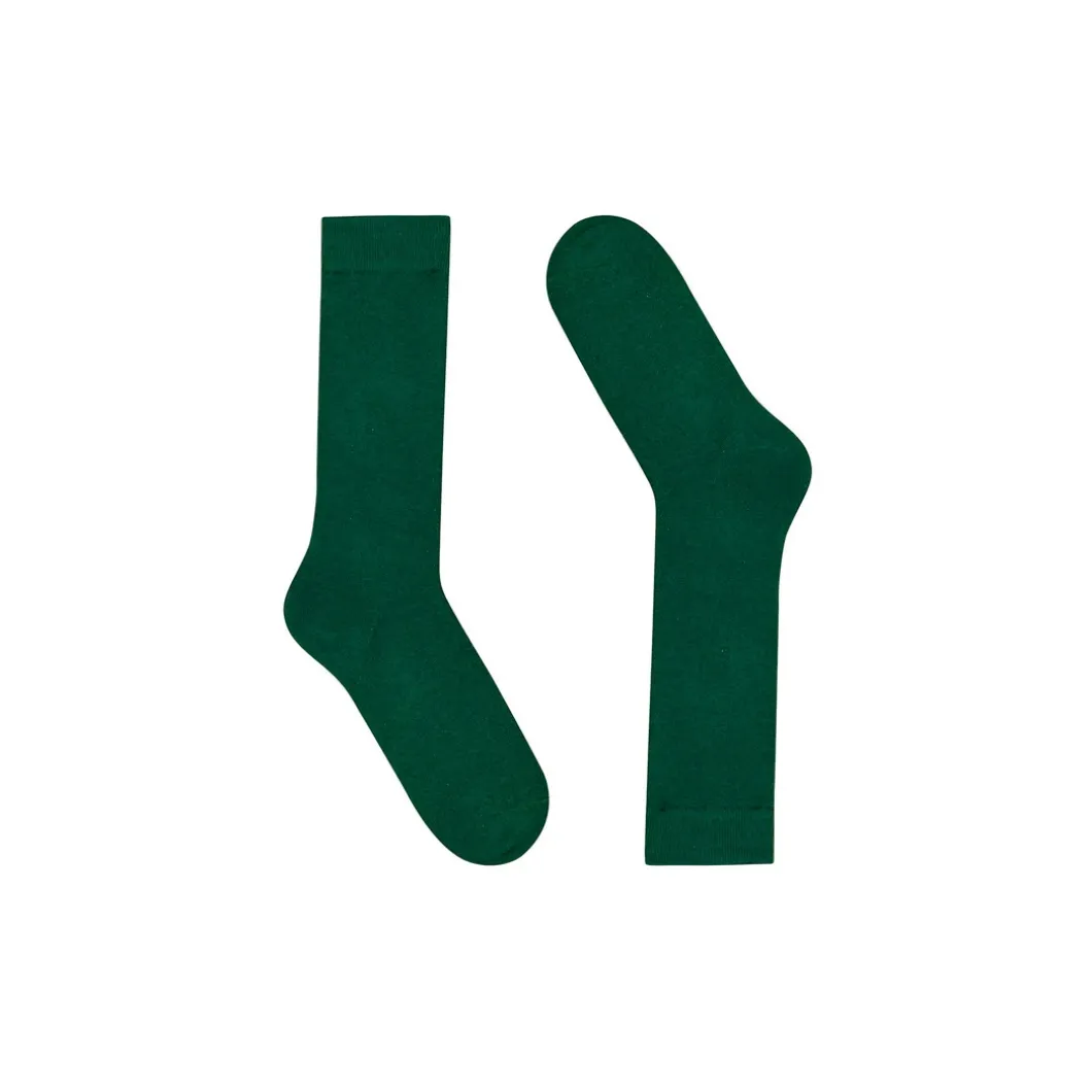 Calcetines colegiales altos verde
