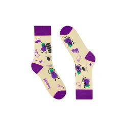 Calcetines divertidos Berenjena