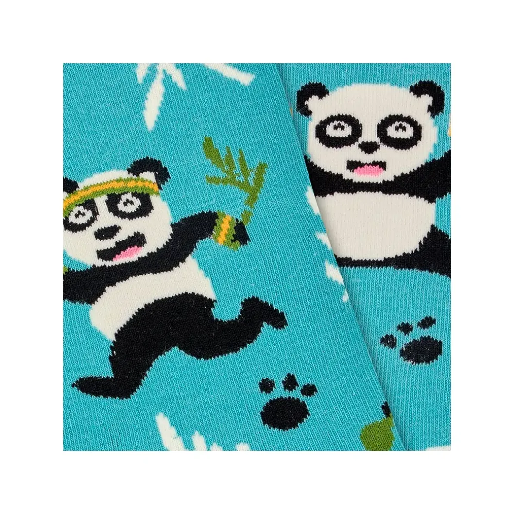 Calcetines divertidos Panda Gym