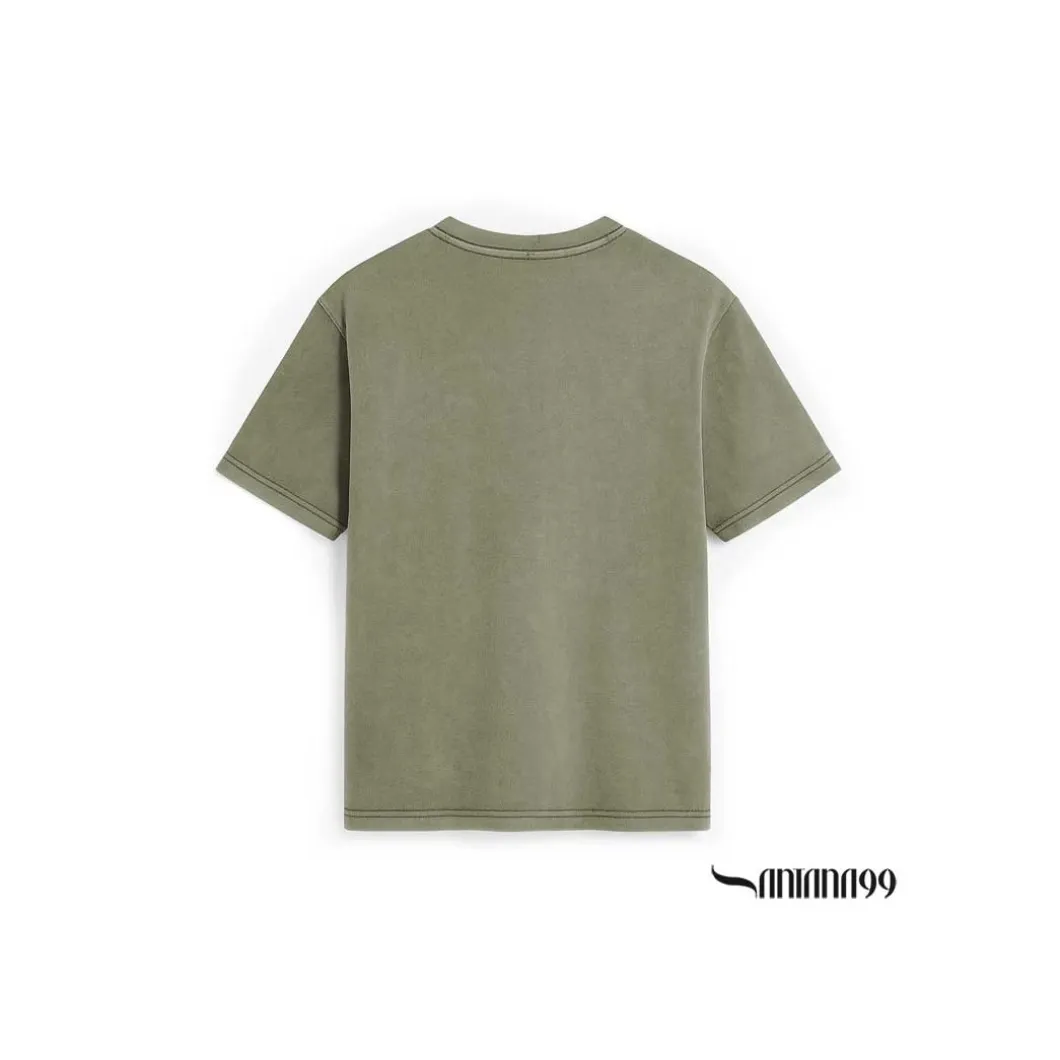 Camiseta caqui lavado Tiger