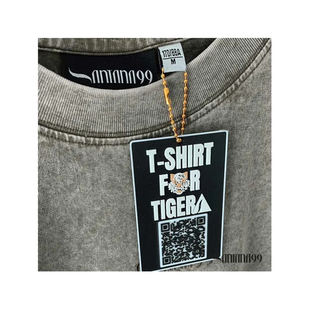 Camiseta gris lavado Tiger