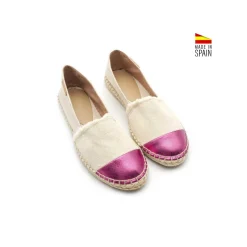Camping lona beige fucsia