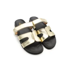 Chancla oro talla grande