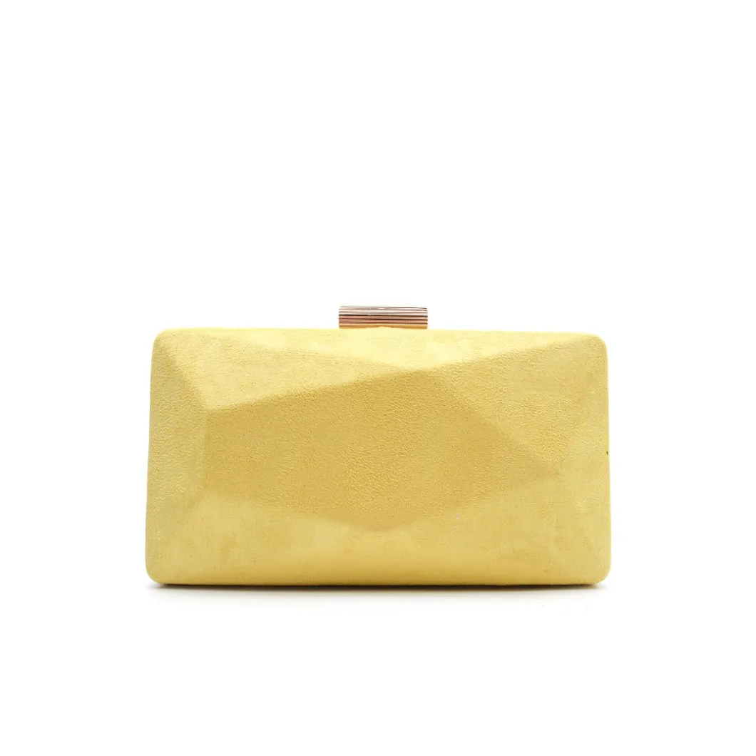 Clutch asimétrico amarillo