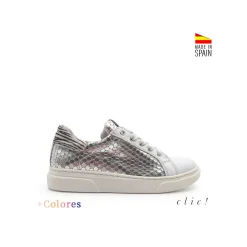 Deportiva Clic! plateada