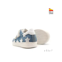 Deportiva velcro con estrellas Clic!