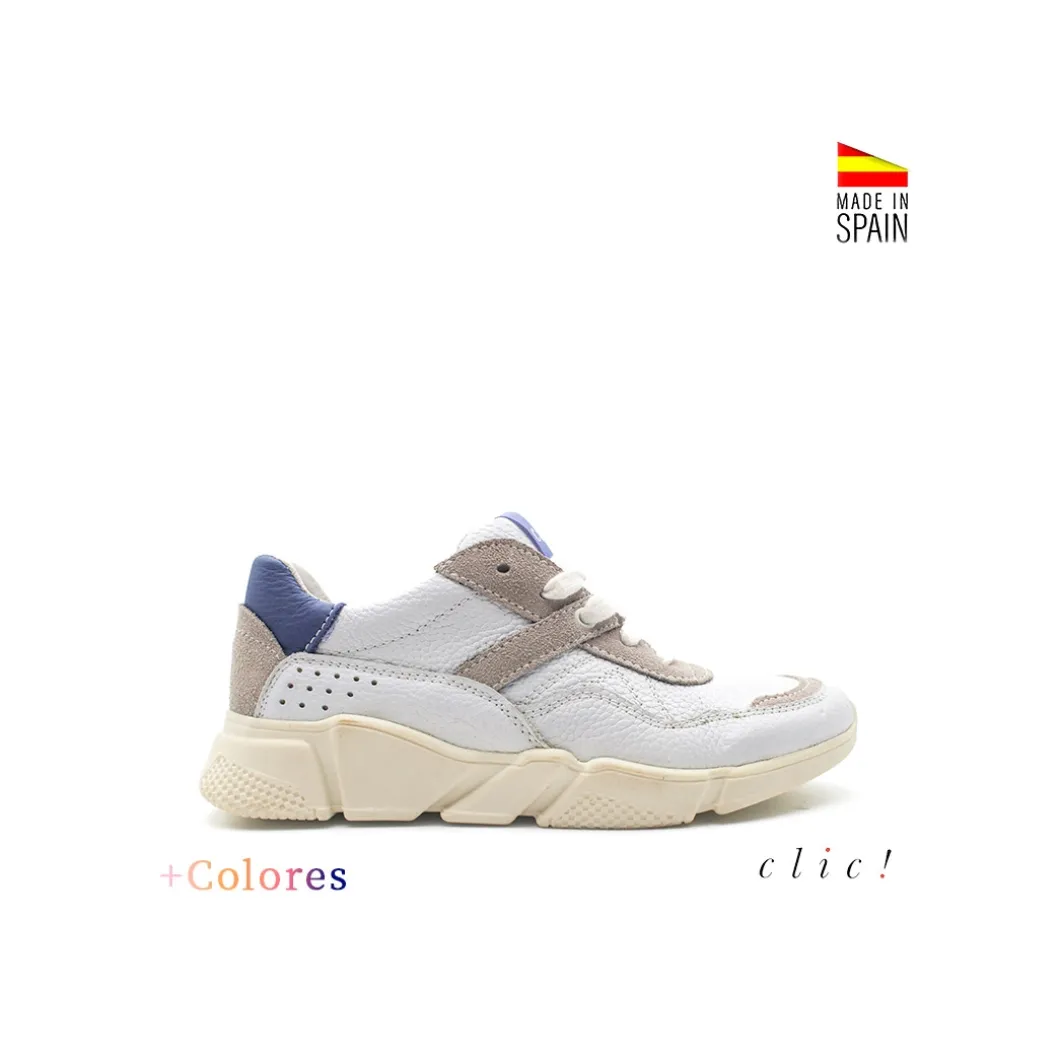 Deportivas running piel Clic!
