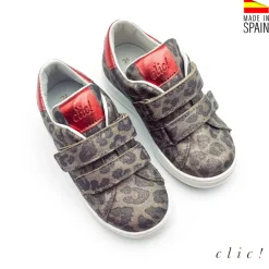 Deportivas velcros leopardo rouge CLIC!