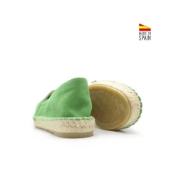 Espadrille serraje verde palma