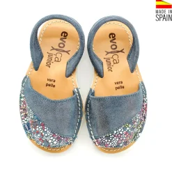 Menorquina plataforma boreal azul jeans