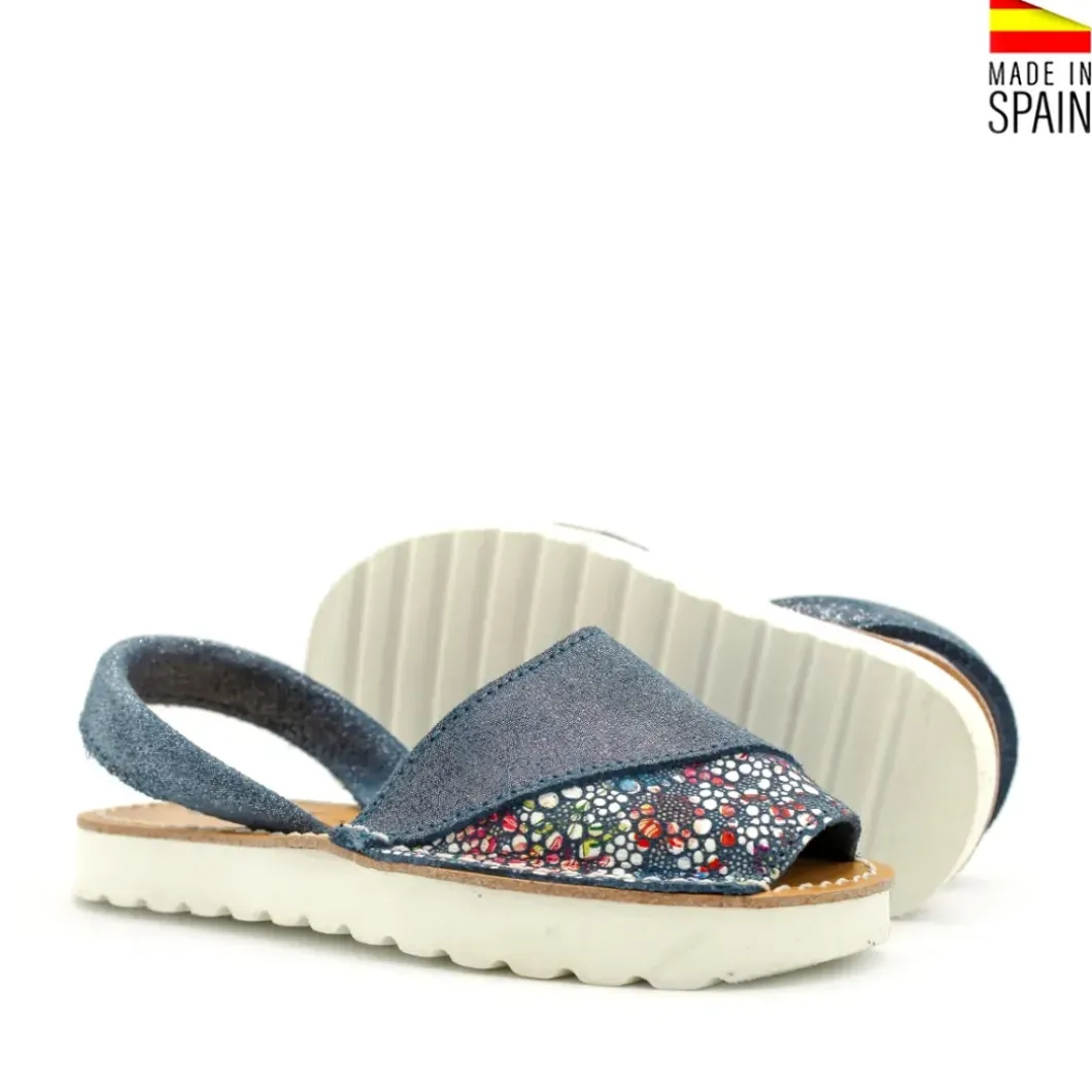 Menorquina plataforma boreal azul jeans