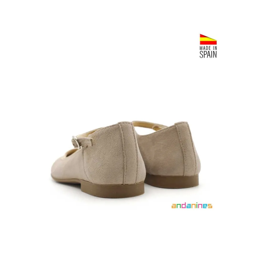 Mercedita Andanines taupe ante