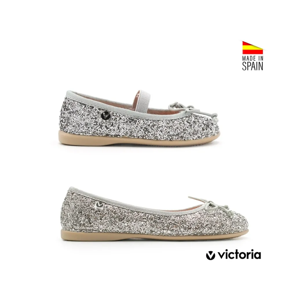 Mercedita glitter plata Victoria