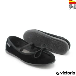 Merceditas terciopelo Victoria negra