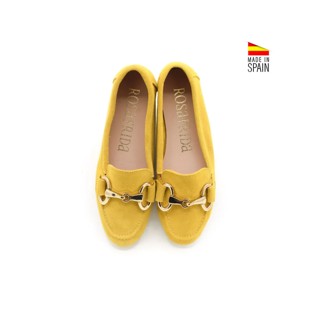 Mocasín ante amarillo