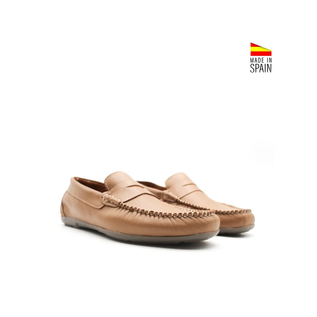 Mocasín napa camel