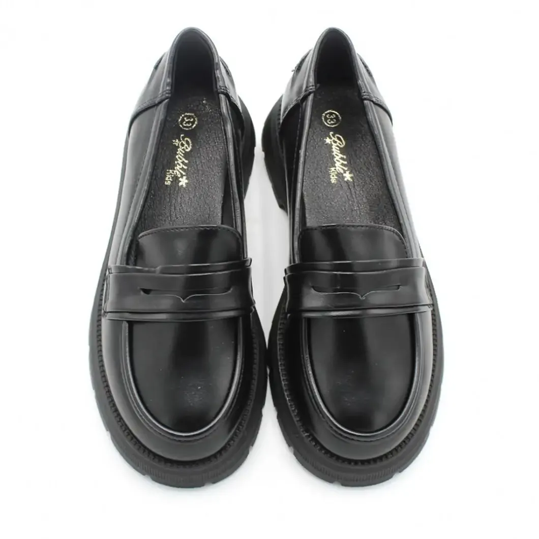 Mocasín niña antifaz negro