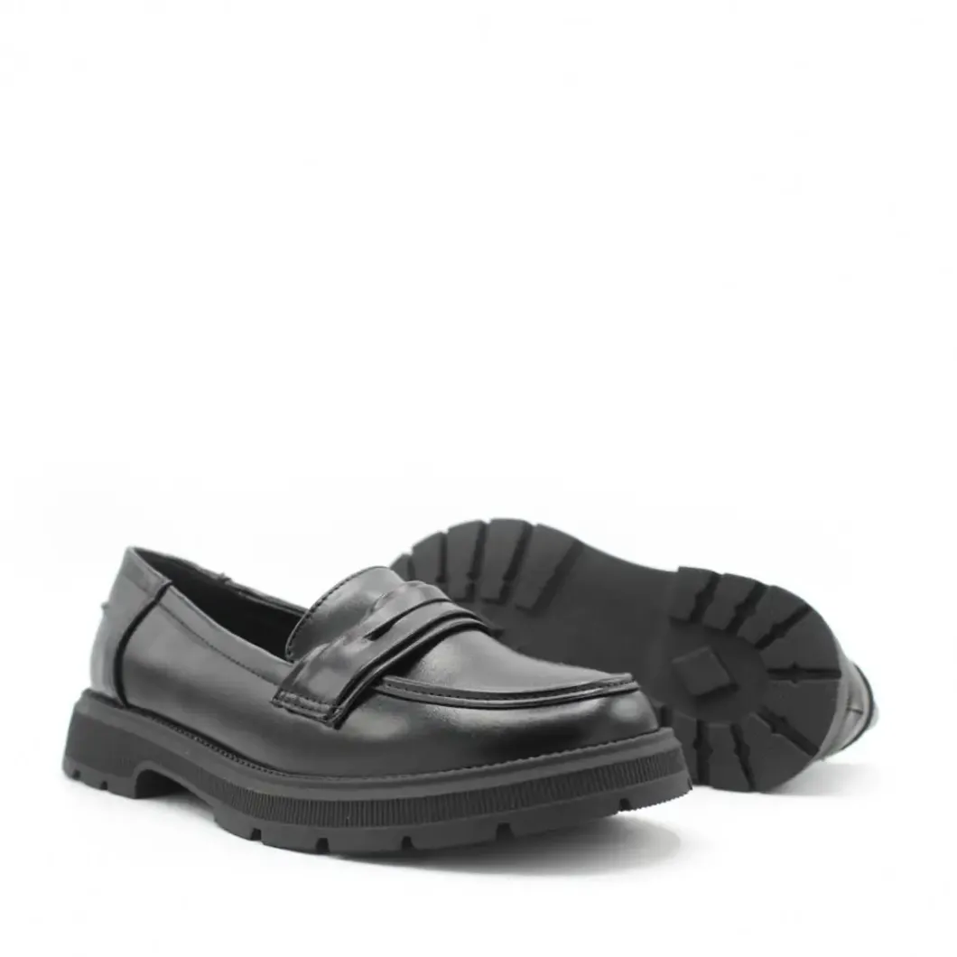 Mocasín niña antifaz negro