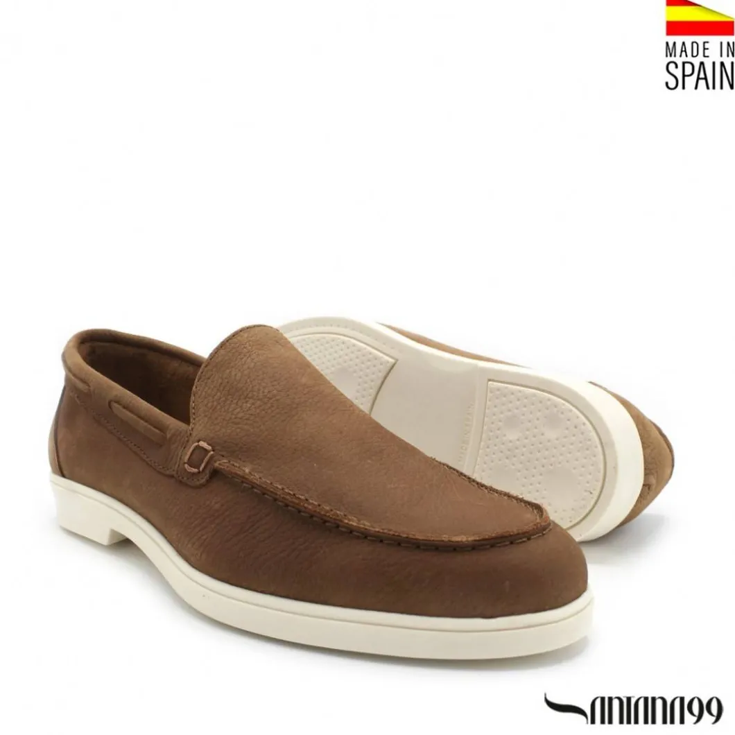 MOCASÍN NOBUCK MARRÓN