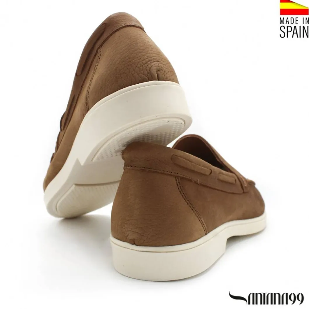 MOCASÍN NOBUCK MARRÓN