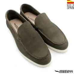 Mocasín Nobuck verde