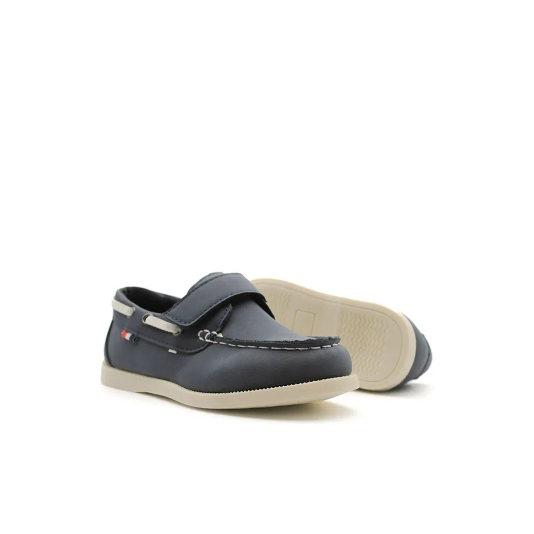 Mocasín náutico con velcro marino