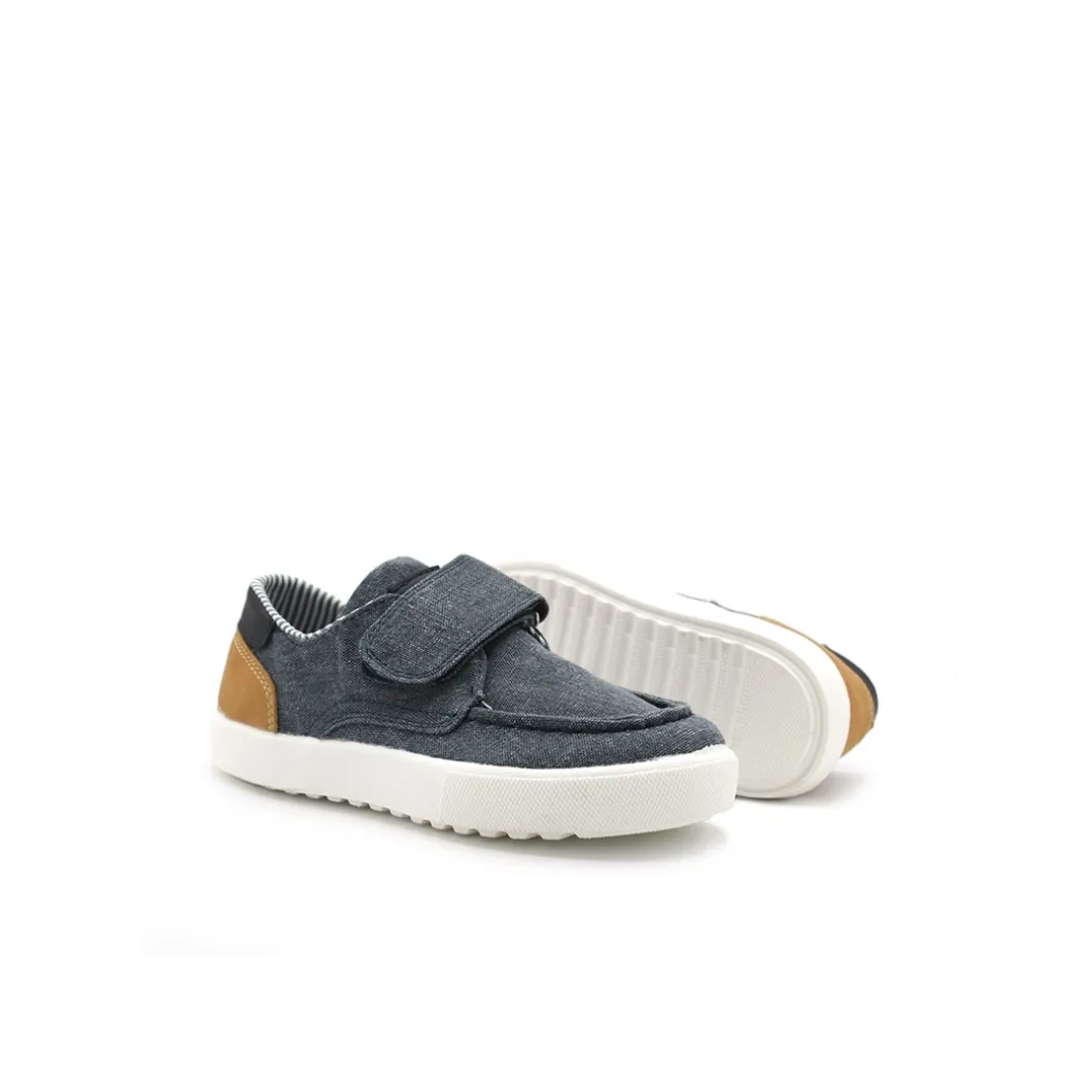 Náutico azul vaquero de verano con velcro