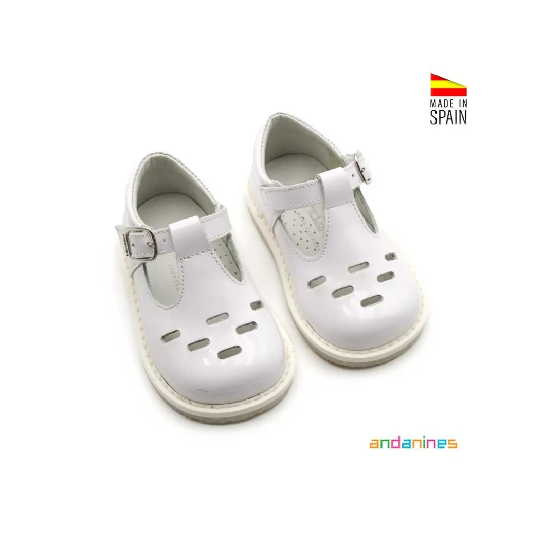 Pepito spring charol blanco
