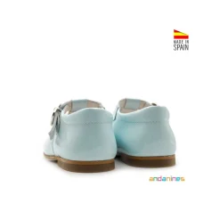 Pepitos charol celeste classic Andanines