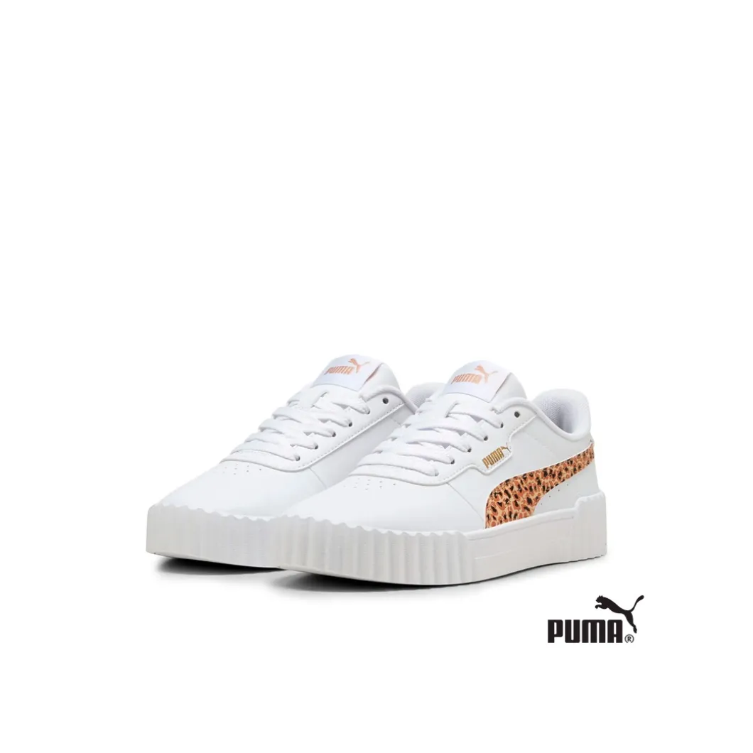 Puma Carina 3.0 Animal Jr blancas