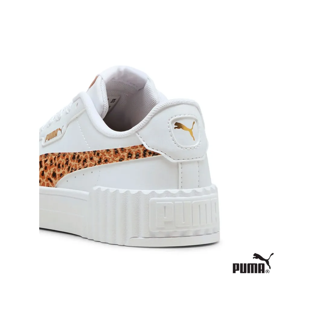 Puma Carina 3.0 Animal Jr blancas