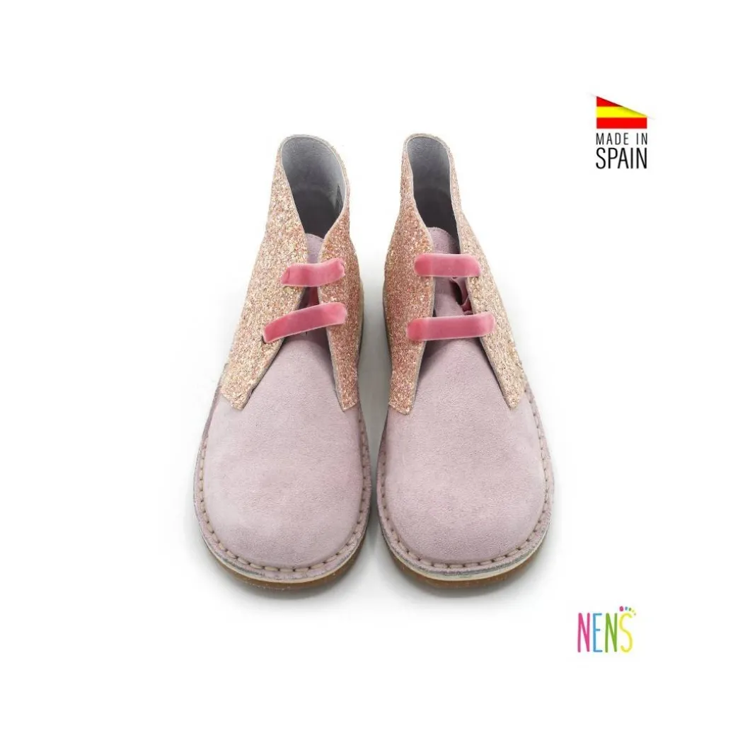 SAFARI NENS GLITTER ROSA