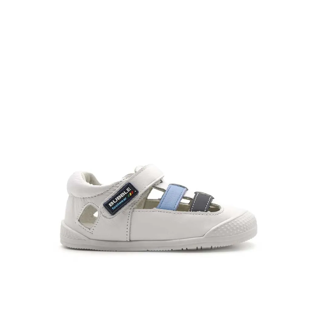 Sandalia barefoot piel blanca