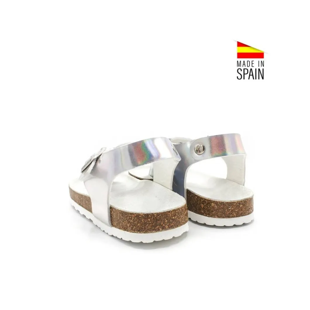 SANDALIA BIO ESCLAVA PLATA