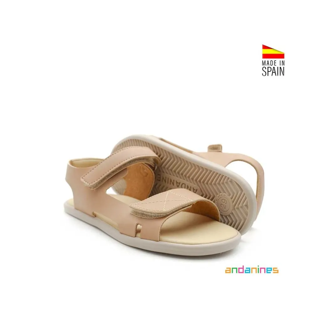 Sandalia flex kids natural