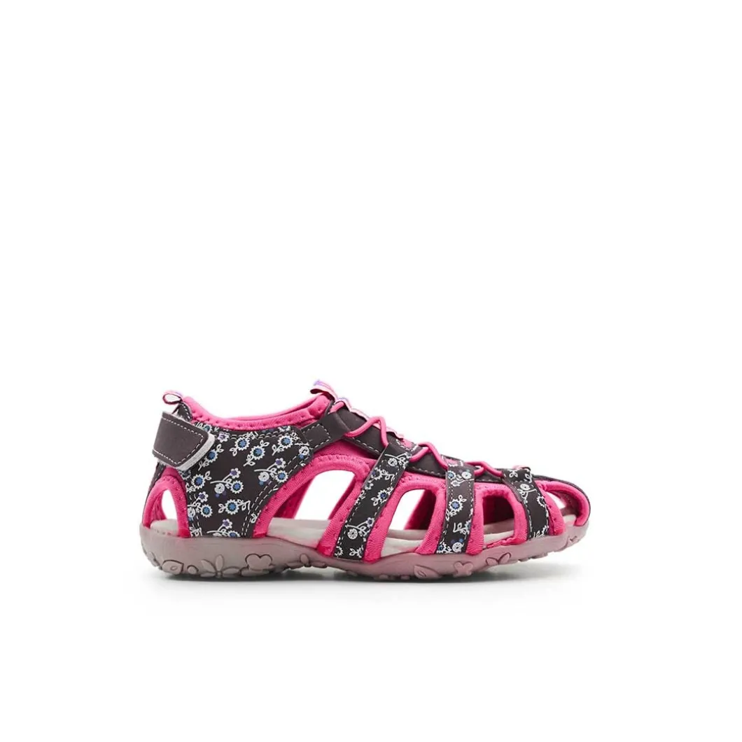 Sandalia flower 400121 fucsia