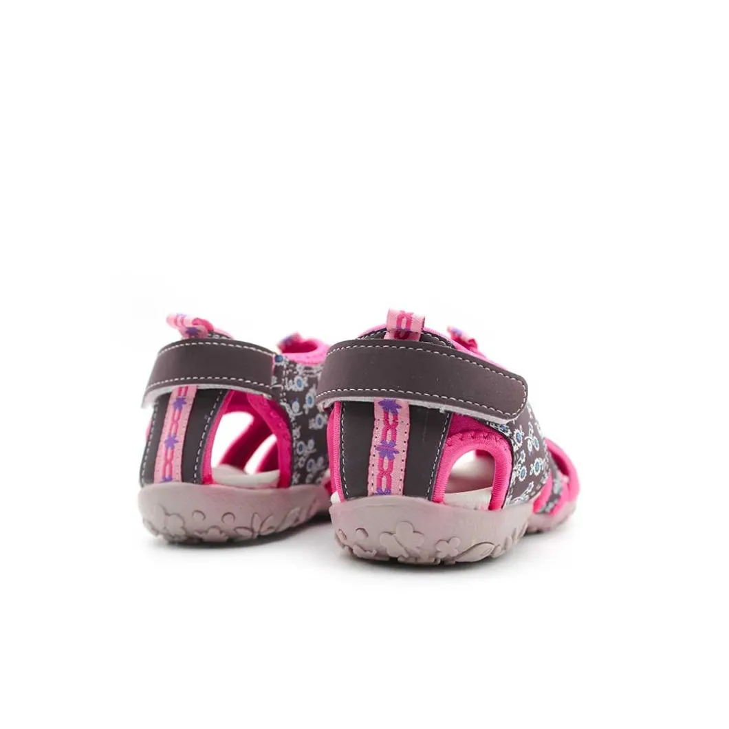 Sandalia flower 400121 fucsia